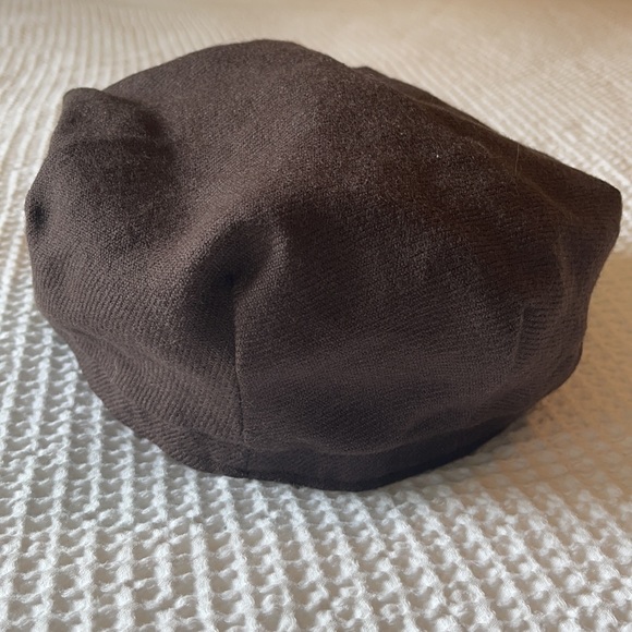 Burberry Newboy Hat brown with novacheck trim - Picture 5 of 9